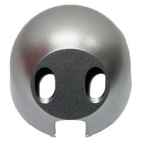 Haube zu Auslauf Silber matt X7